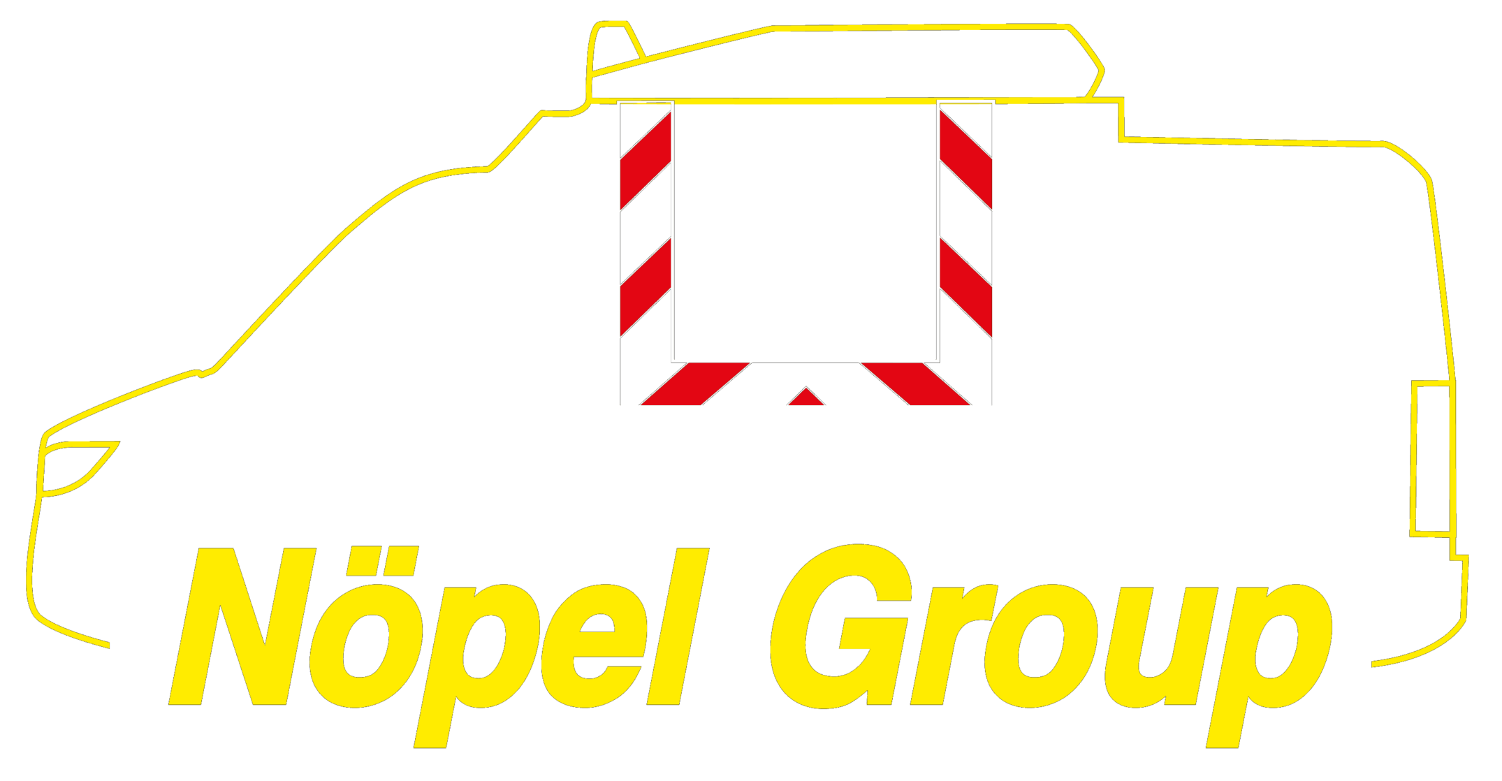 Firmenlogo der N&ouml;pel Group, Spezialist f&uuml;r Logistik, Management und Schwertransporte.